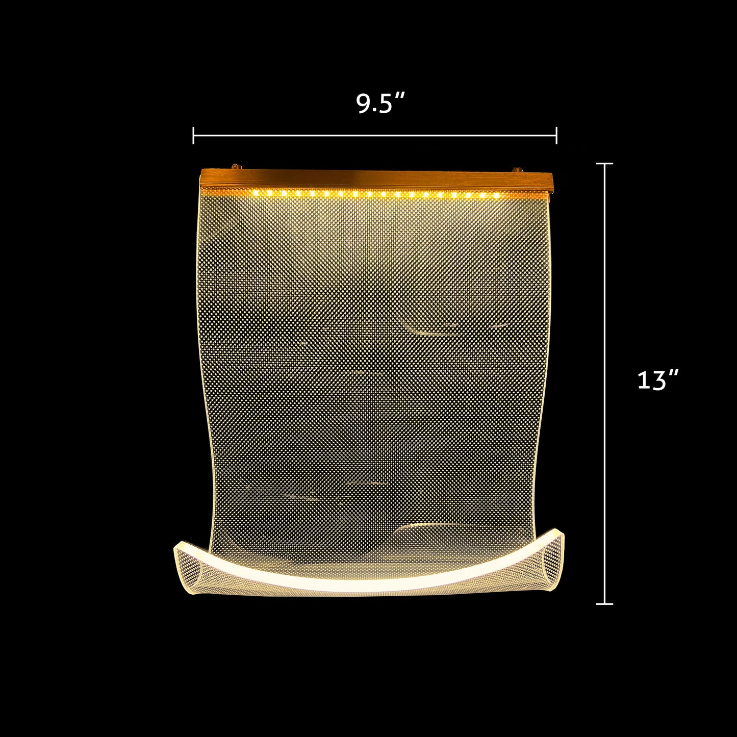 Luxury Acrylic Chandelier 31.5" Wide 16-light Gold LED Multi- Light Pendant