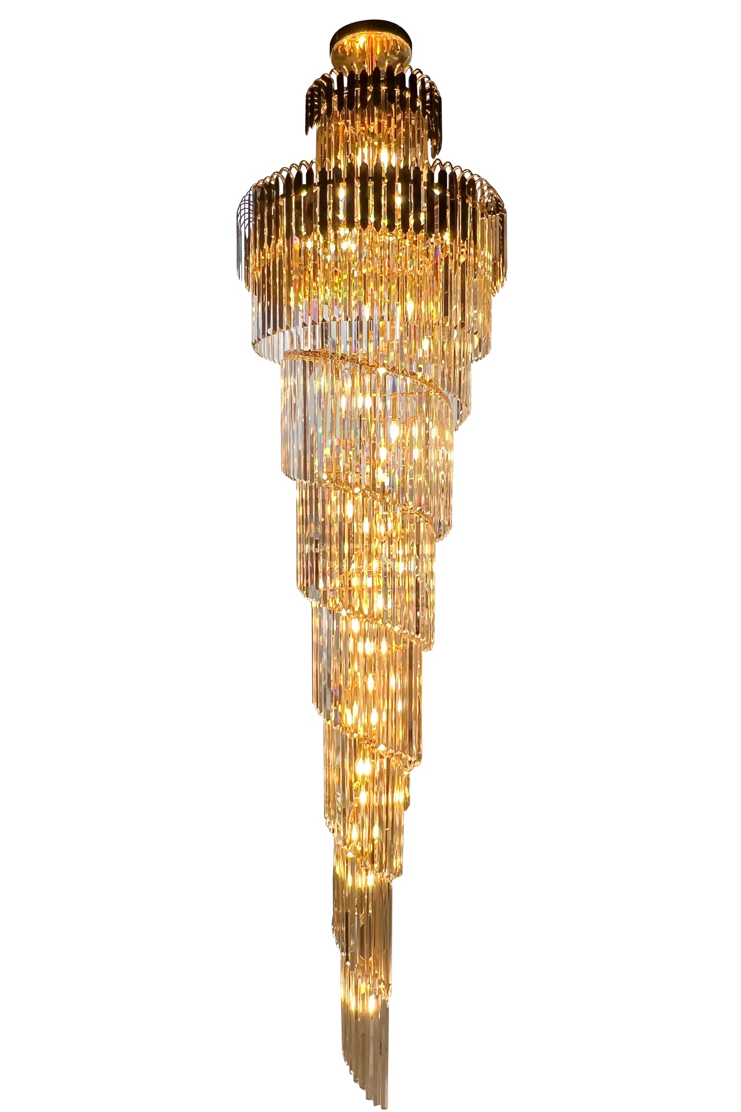 Chandelier 43- Lights Crystal Chandelier 32" Wide