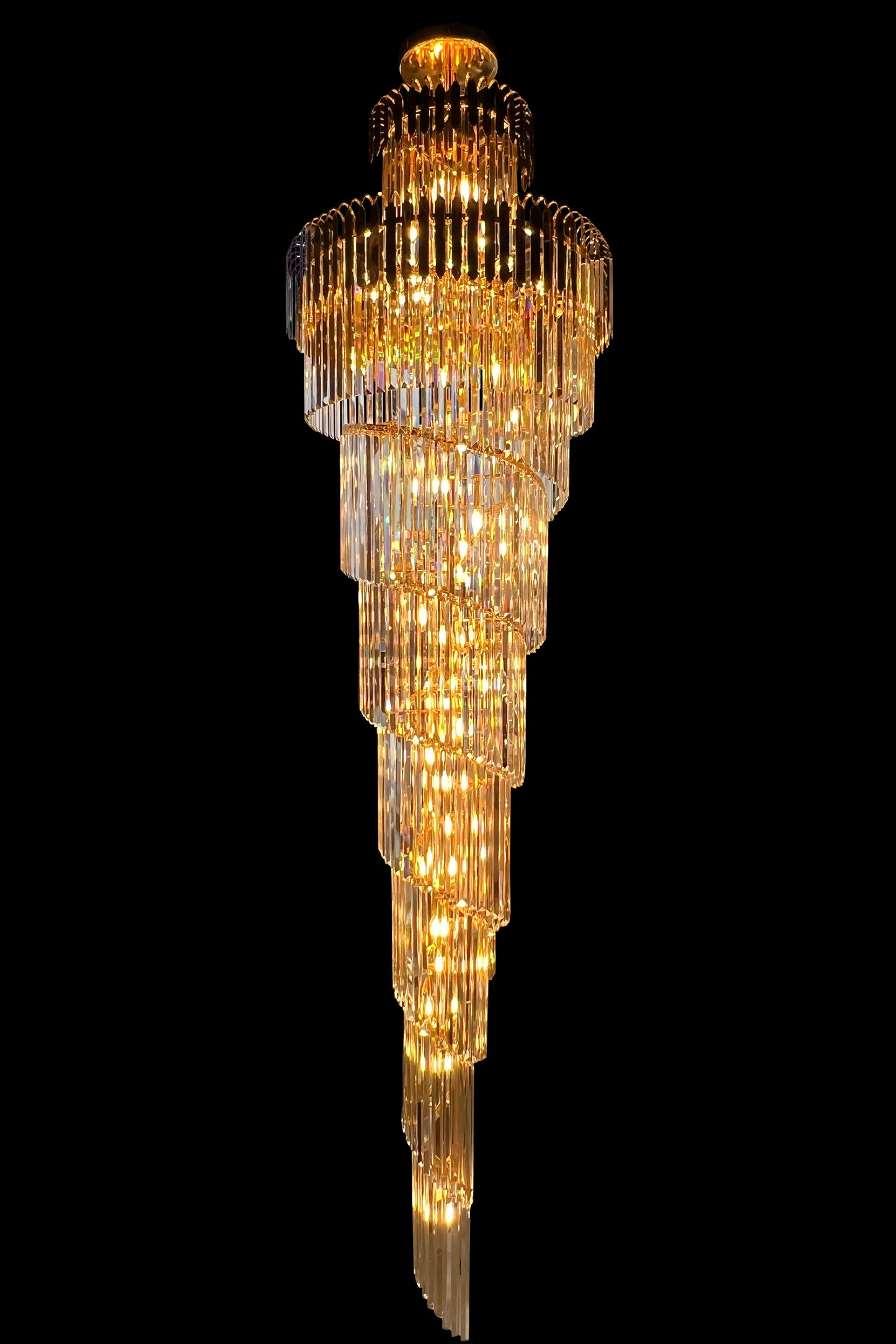 Chandelier 43- Lights Crystal Chandelier 32" Wide