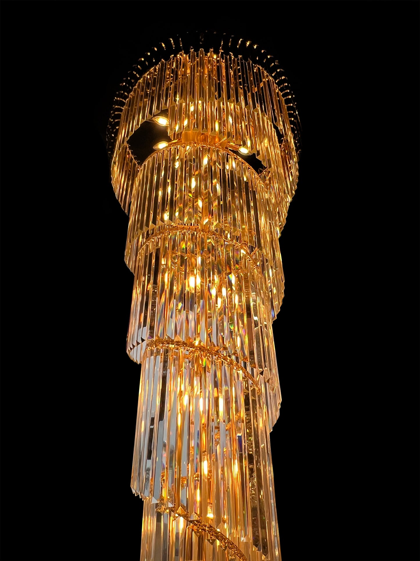Chandelier 43- Lights Crystal Chandelier 32" Wide
