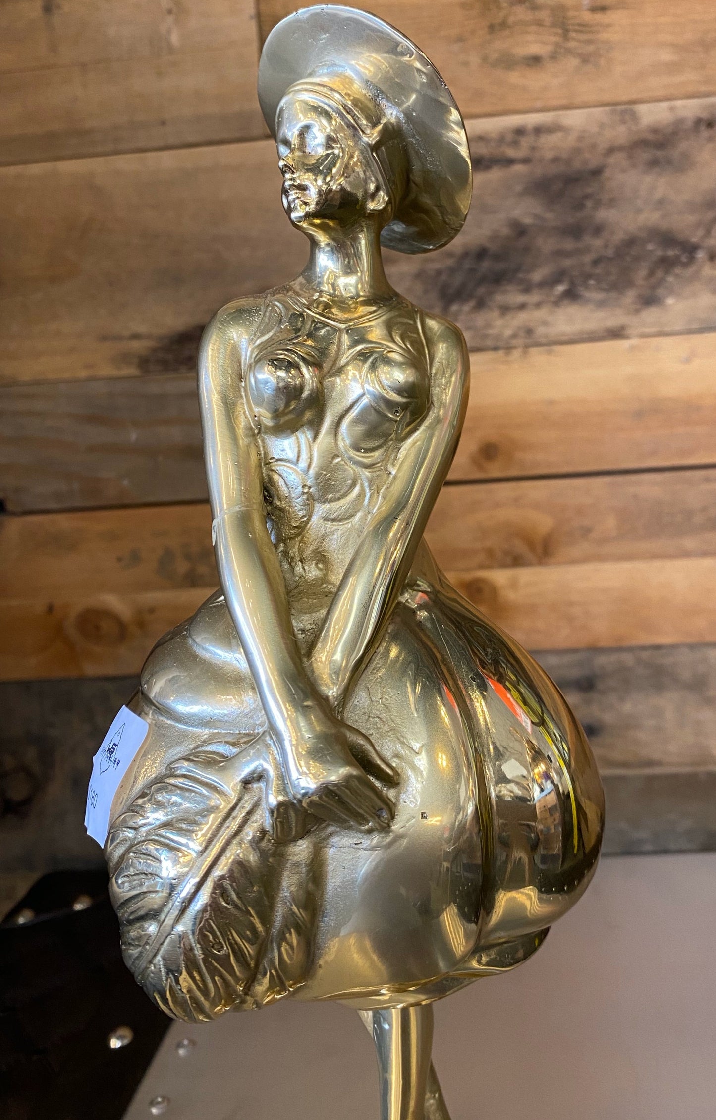 Handmade Bronze Ballerina Statue Brass Sculpture Vintage Art - Spot Light Inc