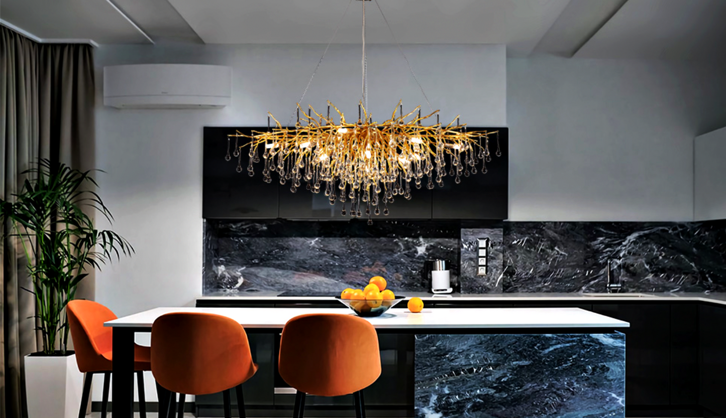 tears branch tree Modern chandelier - Spot Light Inc