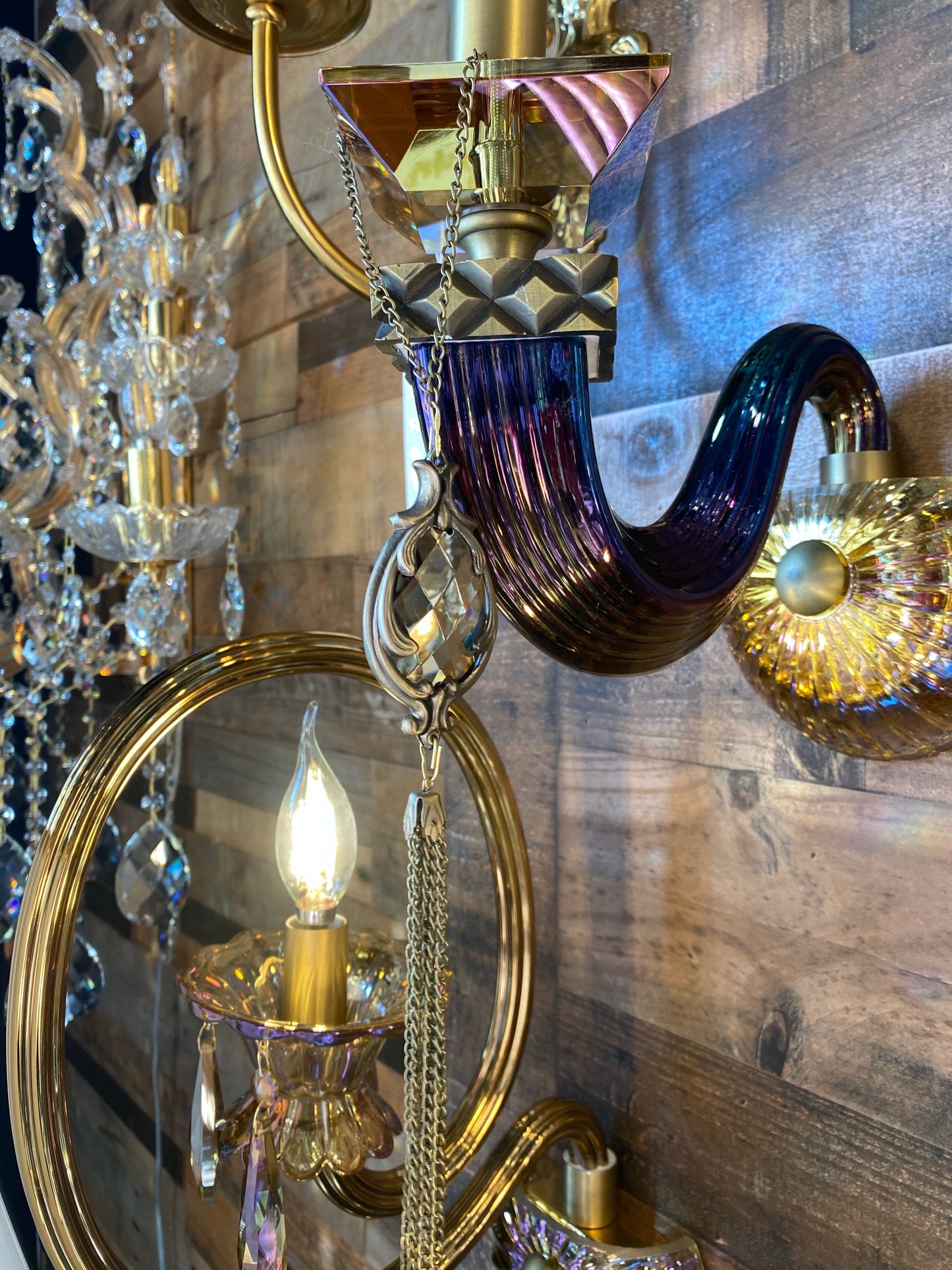 Crystal Wall lamp Handmade Glass Sconces - Spot Light Inc
