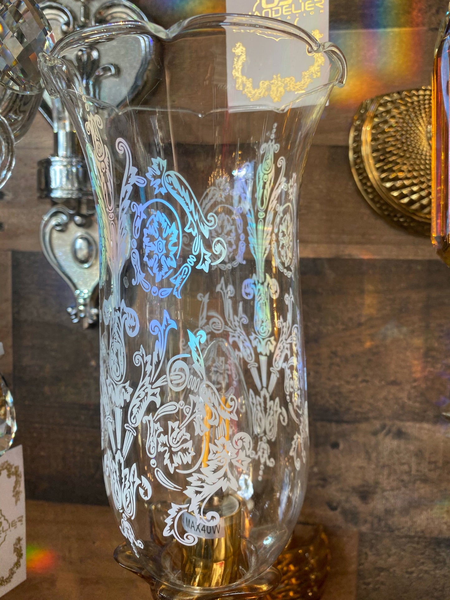 Glass Crystal Wall light - Spot Light Inc