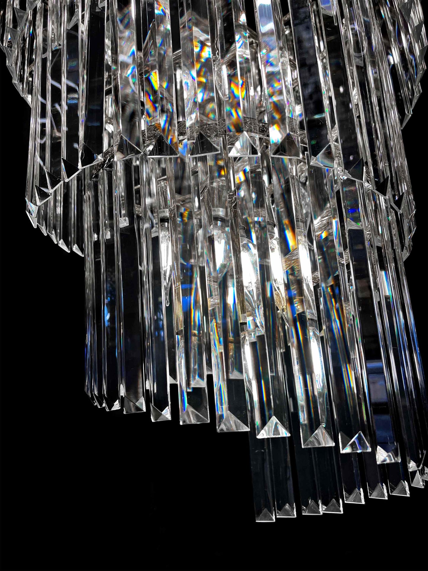 Chandelier 15- Lights Crystal 25.5" Wide Chrome Finish