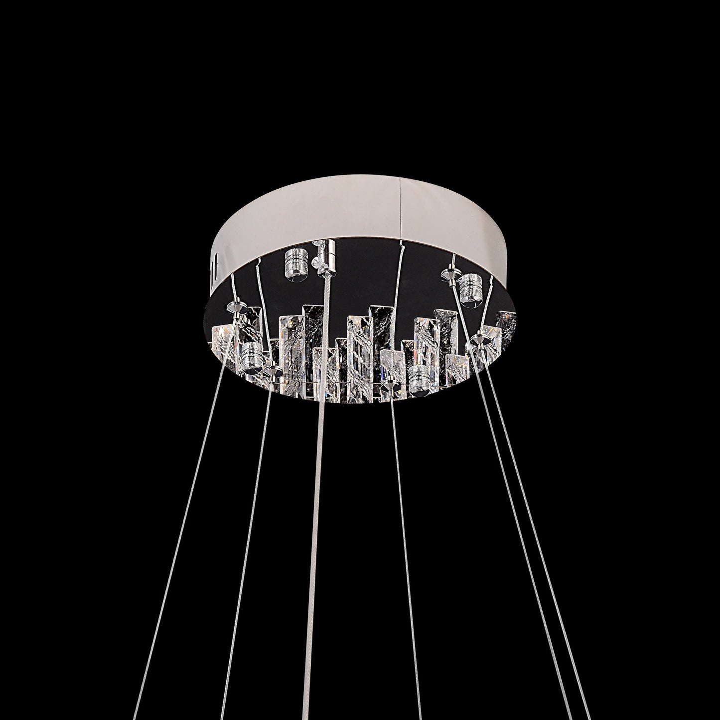 Modern Crystal LED Round chandelier