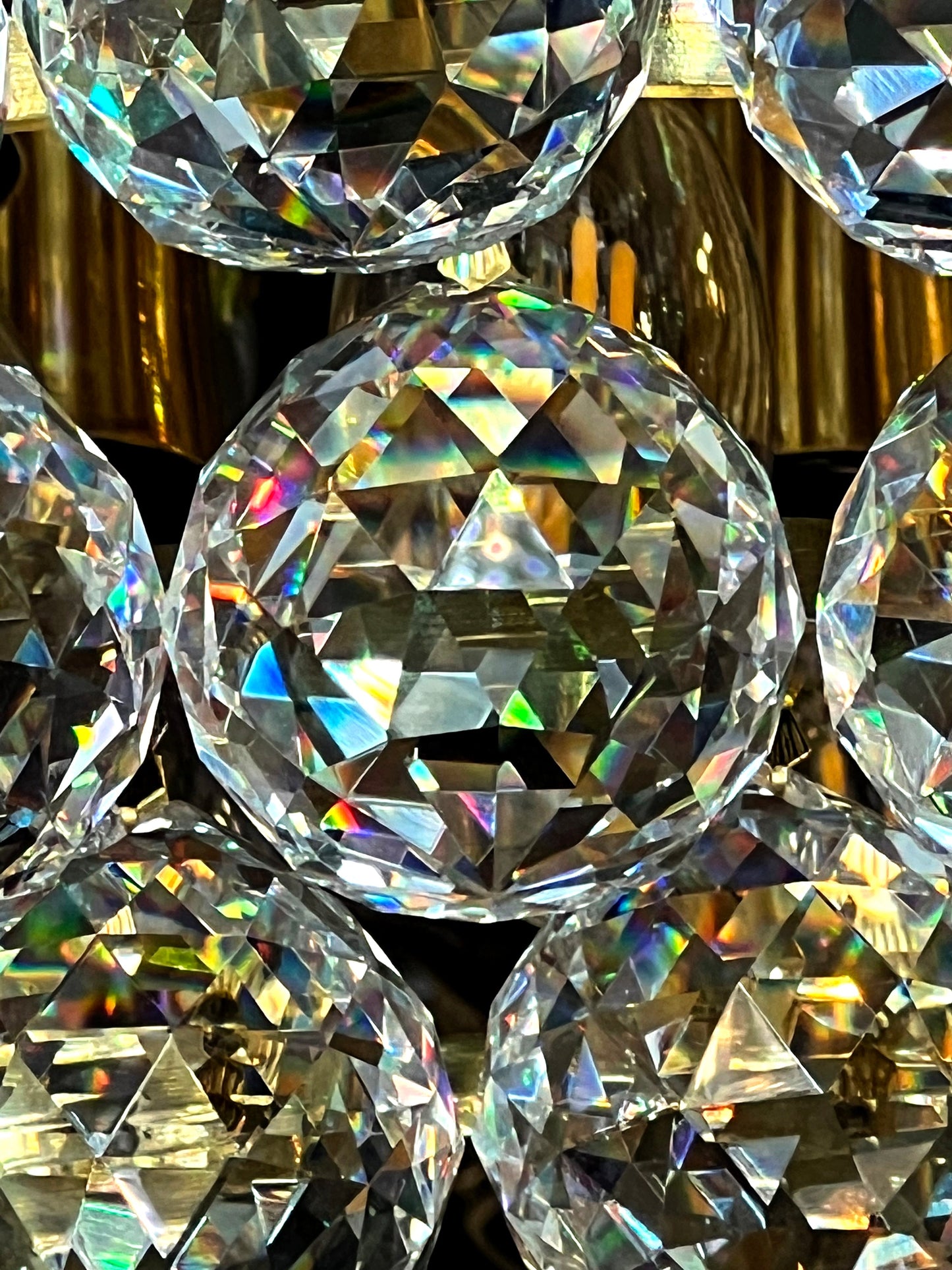 clear crystal ball detail