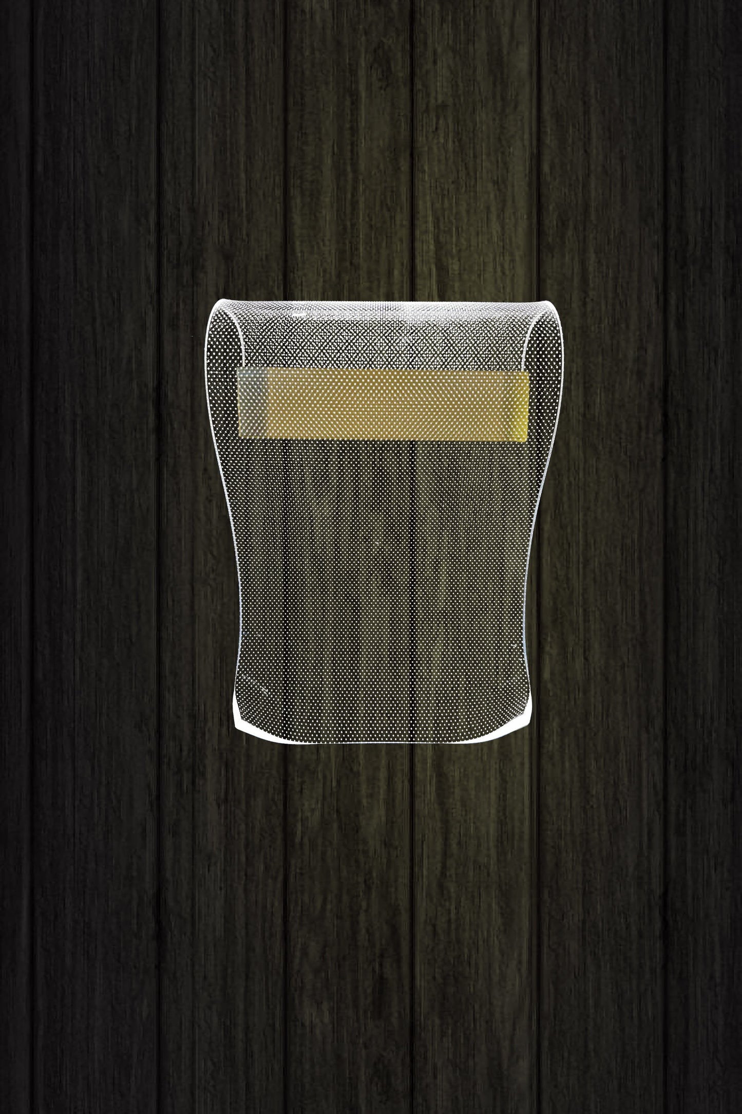 Curve Mesh LED Wall Sconce Gold