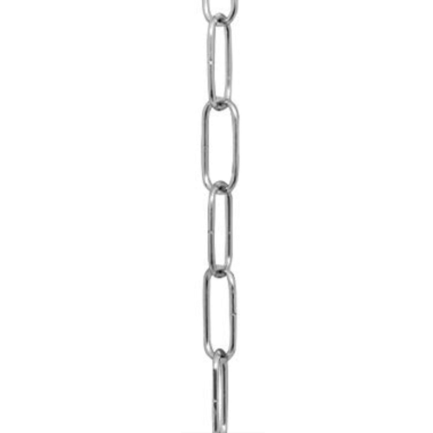 3ft Chrome Chandelier Chain 3mm Iron Links
