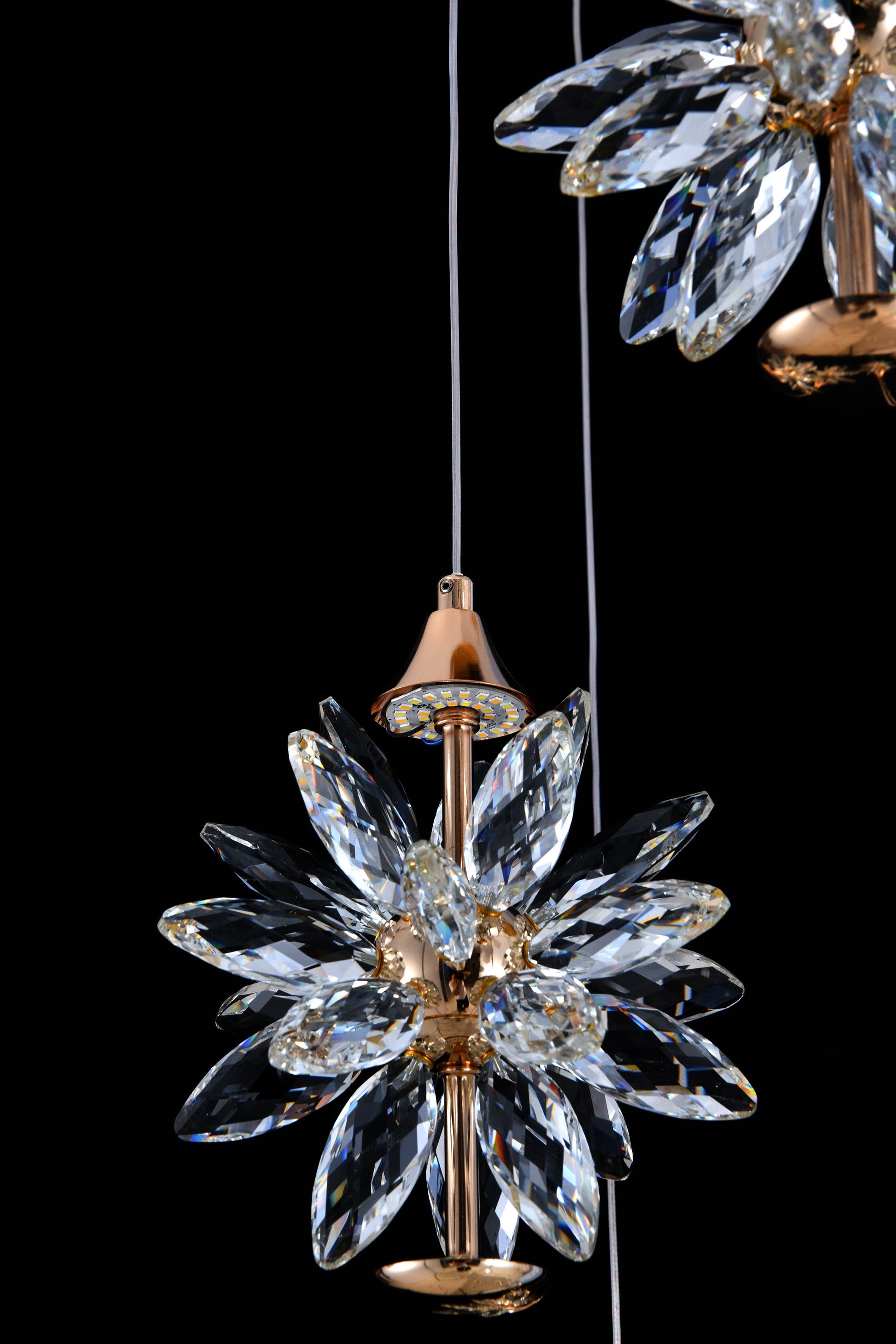 close up real clear champagne gold 