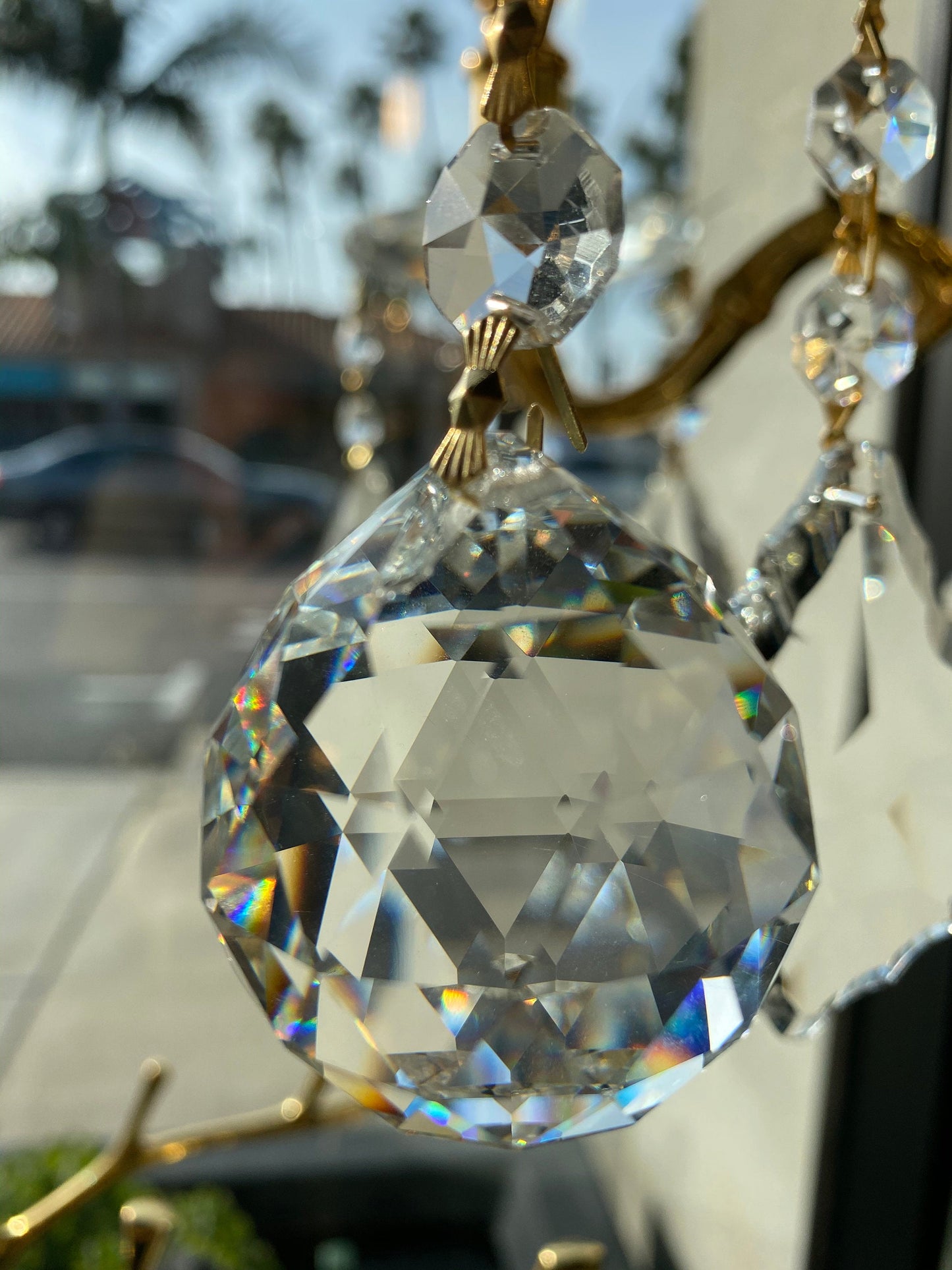 Crystal Ball Pendant Genuine Full Lead Crystal (30%)40mm