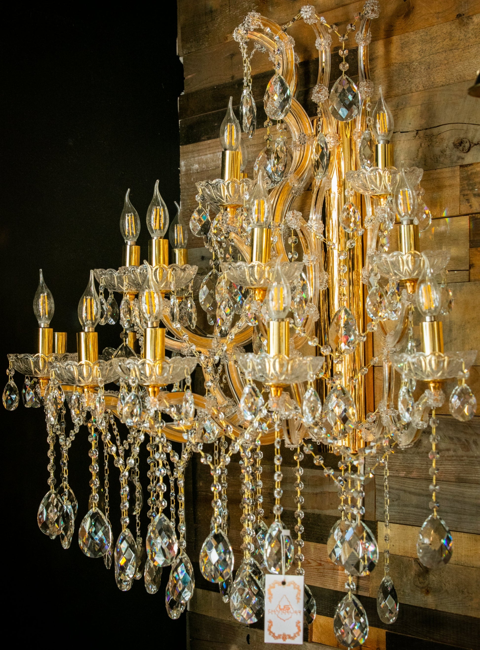 Crystal Wall Lamp Maria Theresa Wall Sconces Classic design for Indoor Home - Spot Light Inc