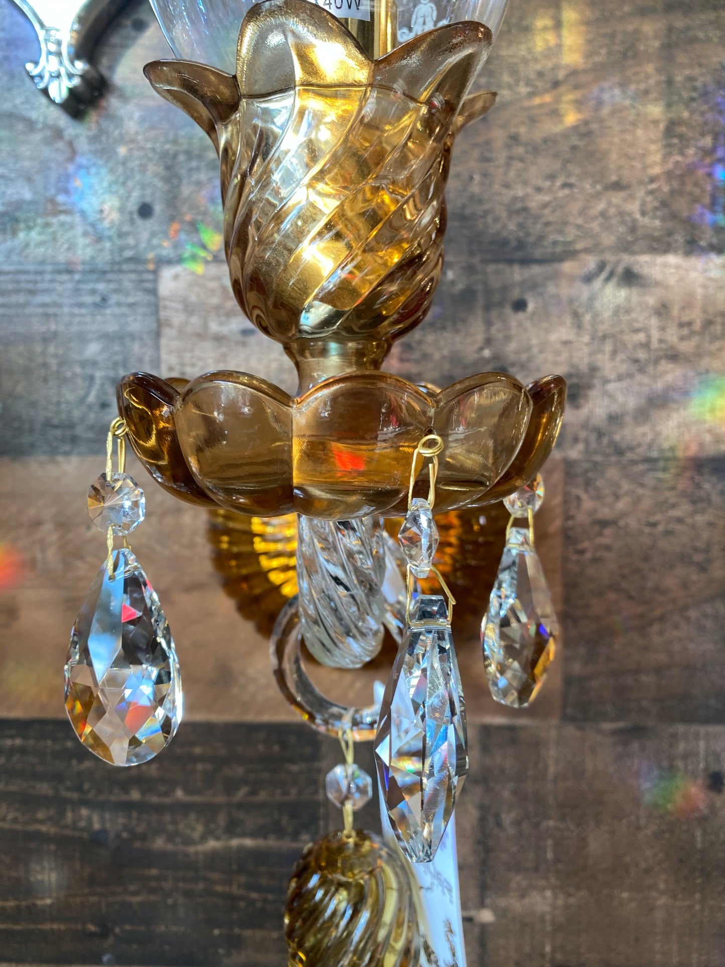Glass Crystal Wall light - Spot Light Inc