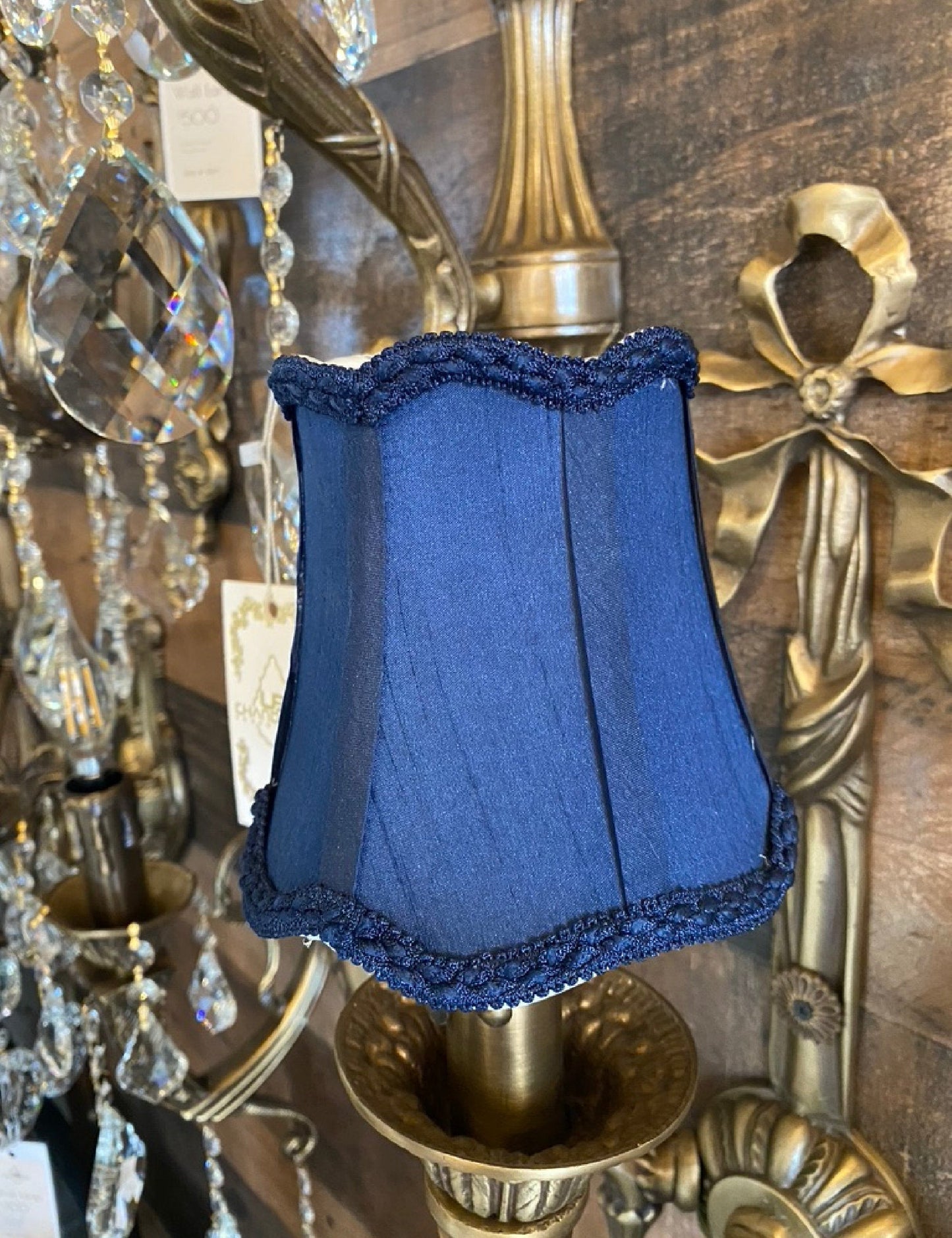 Navy Blue Shade Cover for chandelier and Lamps - Spot Light Inc